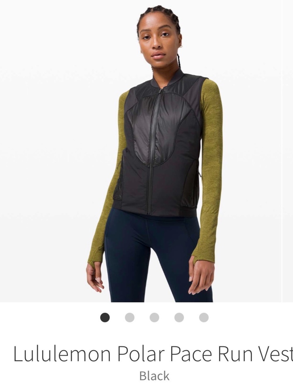 Lululemon Polaris pace vest